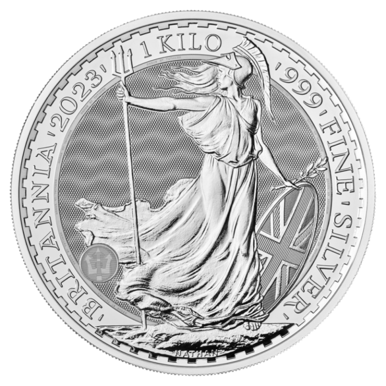 1 Kilo Britannia Charles III Silbermünze 2023 Baltic Edelmetalle